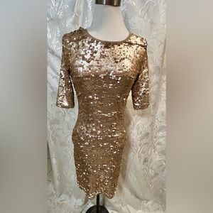 BCBGMaxAzria Marta Sequins Dress